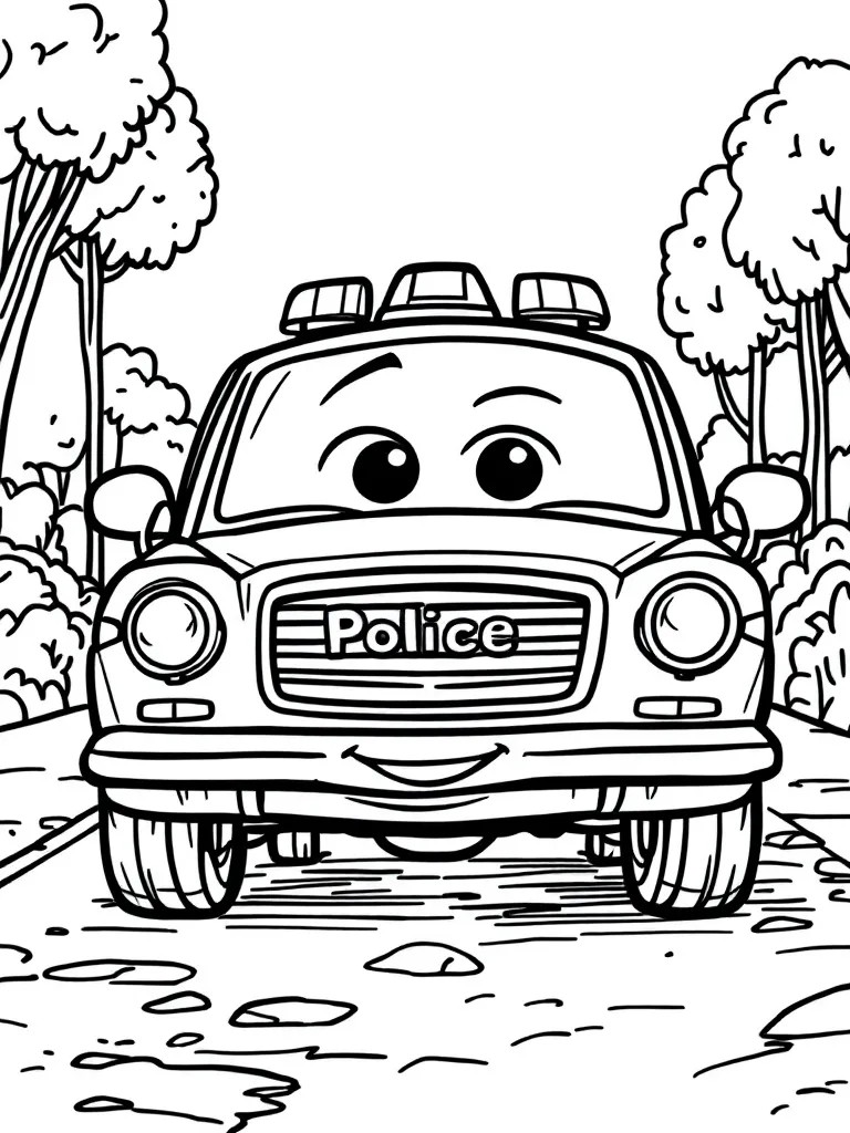 police car