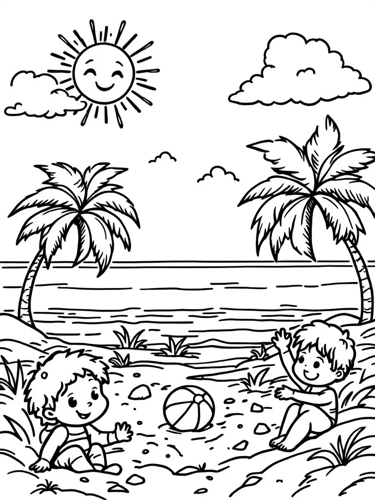 Summer beach